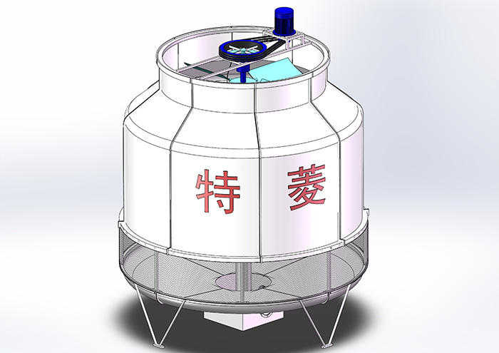 逆流冷卻塔-圓形冷卻塔-開式冷卻塔